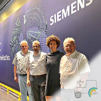 Dieter Dänzer trifft Mareike Ellenberger und Christian Krieger von der Siemens AG Dieter Dänzer trifft Mareike Ellenberger und Christian Krieger von der Siemens AG