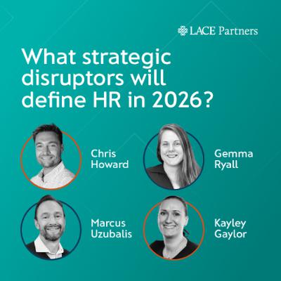 What strategic disruptors will define HR in 2026?