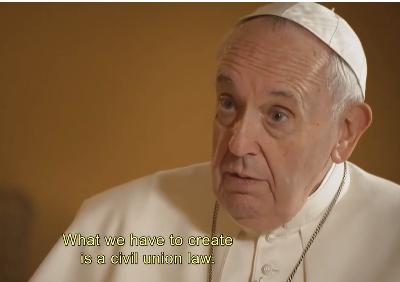 E13 ¿El Papa está a favor de la legalización de las uniones homosexuales?