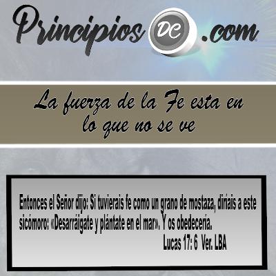 La fuerza de la Fe esta en lo que no se ve