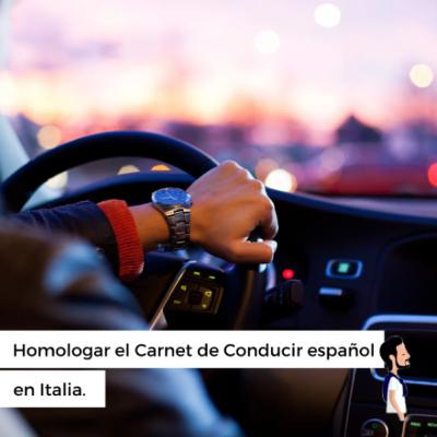 Cambio de Carnet de Conducir español al Italiano. Cambio de Carnet de Conducir español al Italiano.