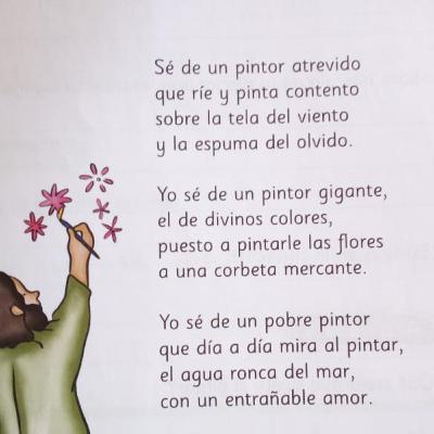 Yo se de un gran pintor Por José Martí