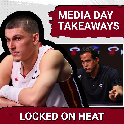 Miami Heat Media Day Takeaways: Herro on Optimistic Return, Spoelstra Talks New Scheme & Jovic vs Ware