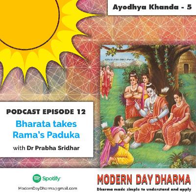 012: Bharata takes Rama's Paduka 012: Bharata takes Rama's Paduka