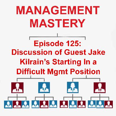 Discussion of Jake Kilrain Starting in New Sales Manager Position