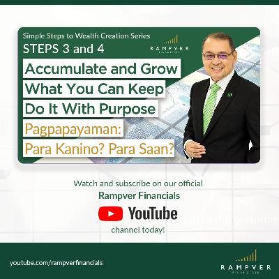 ACCUMULATE AND GROW WHAT YOU CAN KEEP, DO IT WITH PURPOSE! - Rex Mendoza