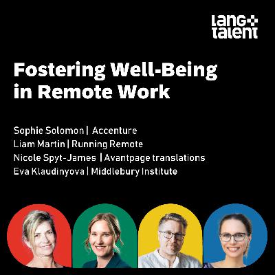 Fostering Well-Being in Remote Language Work
