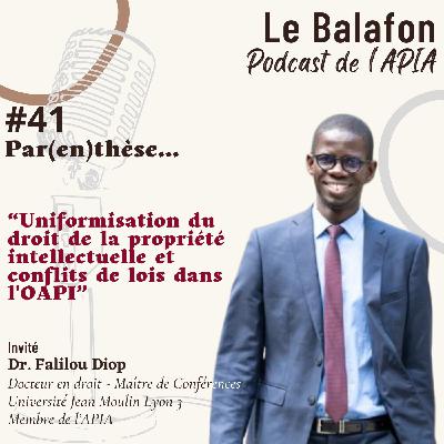 #41 | Par(en)thèse  : Uniformisation du droit de la propriété intellectuelle et conflits de lois dans l’OAPI