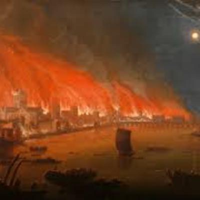 The Great Fire Of London By Kemp