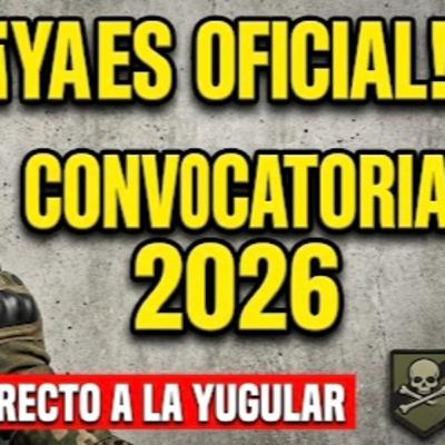194. YA ES OFICIAL: CONVOCATORIA 2026 TROPA Y MARINERÍA