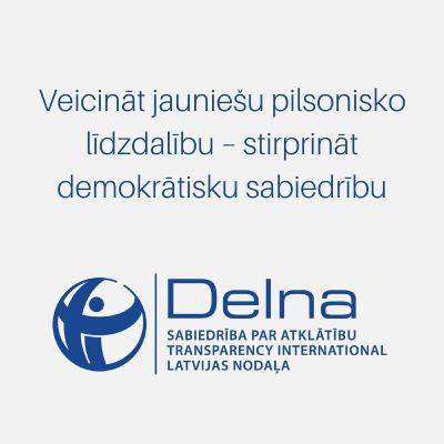 Veicināt jauniešu pilsonisko līdzdalību – stirprināt demokrātisku sabiedrību