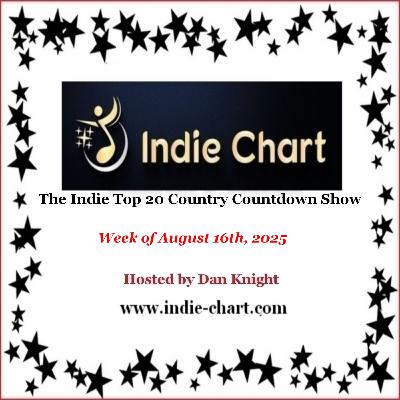 Indie Top 20 Country Countdown Show for August 16th, 2025