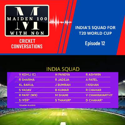 EP-12 : India Squad for T20 World Cup