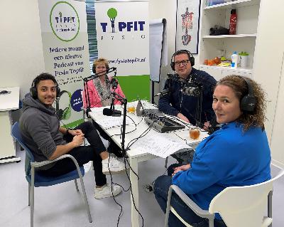 Topfit op de Cast: Aflevering 8- De VFL. We verwelkomen Thirza en Cora, beiden bestuursleden van de VFL: Verenigde Fysiotherapeuten Leiden e.o.