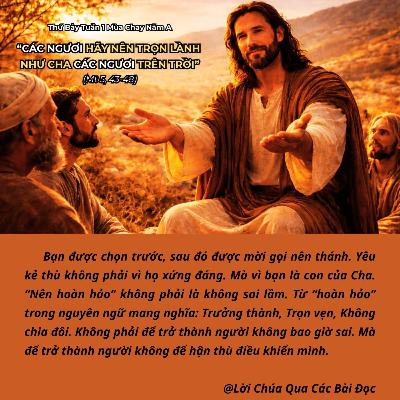 [28/02/2026] Lời Chúa Hôm Nay – Thứ Bảy Tuần 1 Mùa Chay Năm A