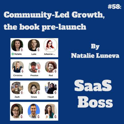 Community-Led Growth, the book pre-launch by Natalie Luneva