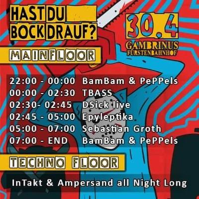 BamBam & PEPPels @ Hast Du Bock Drauf?  |  Gambrinus - Bad Homburg  |  30.04.2016