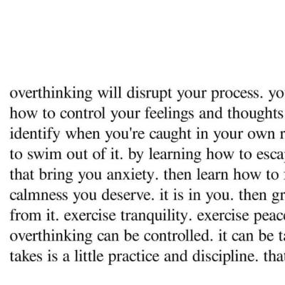 The Positive Note Short Clips, “Overthinking”