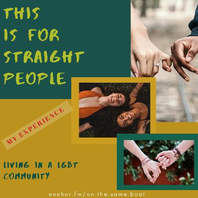 This is for STRAIGHT PEOPLE! This is for STRAIGHT PEOPLE!
