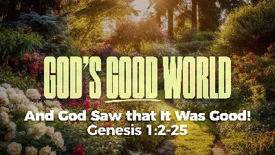 Genesis 1:2-25 | And God Saw That It Was Good! Genesis 1:2-25 | And God Saw That It Was Good!