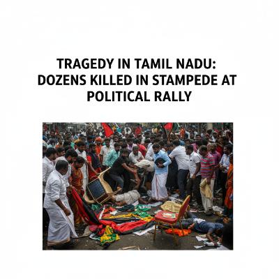 Tragedy in Tamil Nadu: Dozens Killed in Stampede at Political Rally