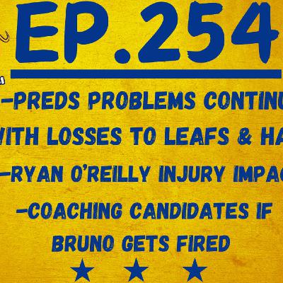 Catfish On Ice #254: Predators Nightmare Continues, Head Coach Candidates to Replace Andrew Brunette