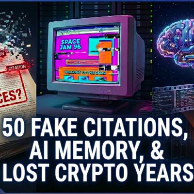 50 Fake Citations, Long-Term AI Memory, and Years Lost to Crypto