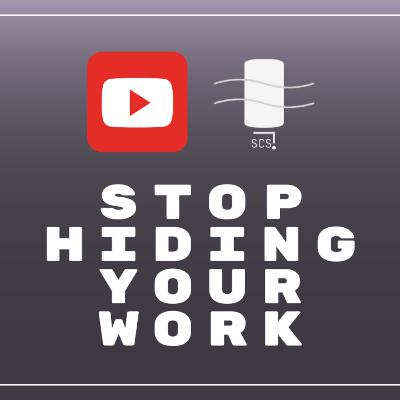 You are not a YouTuber. You are an Artist. You are not a YouTuber. You are an Artist.