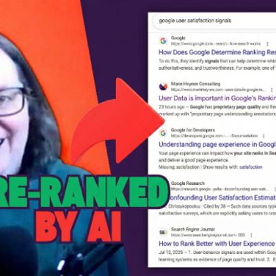 How AI "Re-Ranks" Google's Search Results (And How to Win) How AI "Re-Ranks" Google's Search Results (And How to Win)