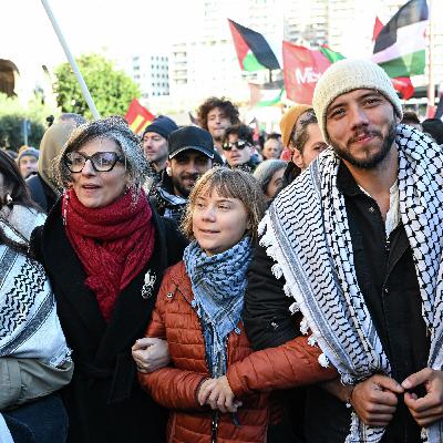 Thunberg and Albanese join pro-Palestine protests in Italy Thunberg and Albanese join pro-Palestine protests in Italy