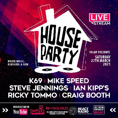 Steve Jennings - Live on VVLHP 27th March '21 - Rave/Old Skool/Funky/Disco