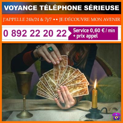 Voyance téléphone sérieuse 0892 22 20 22