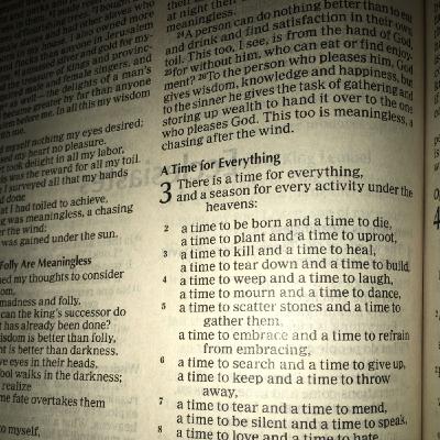 Let the Bible speak for itself glory be to God