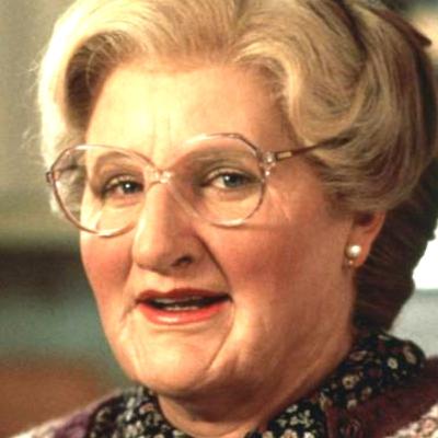 Learning to be a partner through roleplaying as an elderly woman named Mrs. Doubtfire