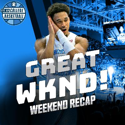 CBB picked a great weekend to have a GREAT weekend: UNC beats Duke at🚨Sparty over Illinois in OT; Johnnies-Huskies; Coogs>Cougs; Kentucky does it again