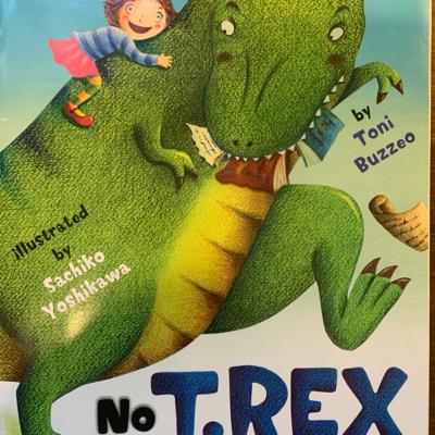 “No T.Rex in the Library” by Toni Buzzeo