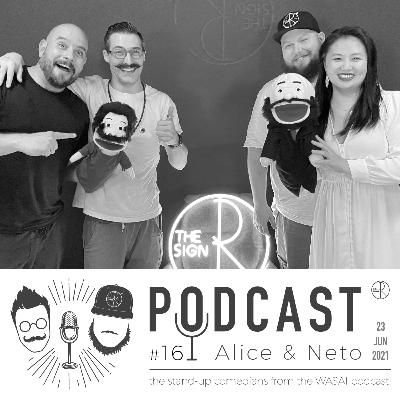 ®16 // Alice He & Neto Trevino : the stand-up comedians from the WASAI show podcast! ®16 // Alice He & Neto Trevino : the stand-up comedians from the WASAI show podcast!