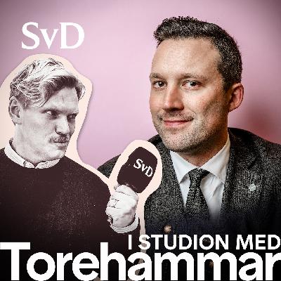 Centerpartiets partisekreterare Hannes Hervieu i studion med Torehammar Centerpartiets partisekreterare Hannes Hervieu i studion med Torehammar
