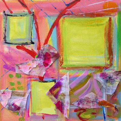 No 2  Painting Stories with Heather Rachel Johnston -Pink, Yellow And Dog Roses, 2019