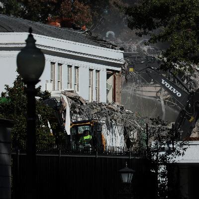 Why is Trump tearing down parts of the White House?