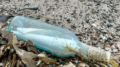 'Love story' - Message in a bottle found in Kerry after 12 years at sea