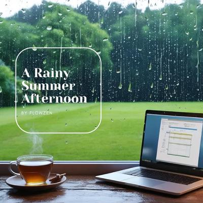 A Rainy Summer Afternoon 夏日午後雷陣雨｜ 助眠・冥想・放鬆｜White Noise for Deep Sleep & Meditation