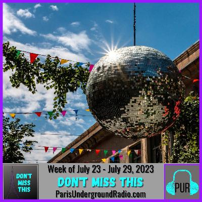 Week July 23 - July 29, 2023 Week July 23 - July 29, 2023