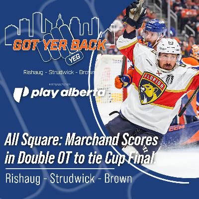 All Square: Marchand Scores in Double OT to tie Cup Final.