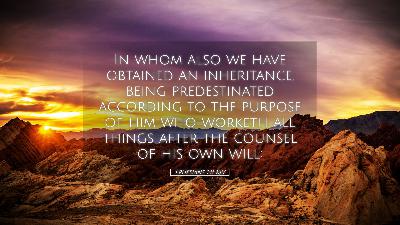 God Has A Specific Purpose