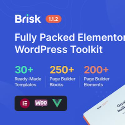 Nulled Brisk – Multi-Purpose Elementor WordPress Theme