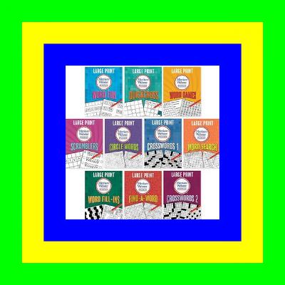 EPUB / PDF Large Print Merriam-Webster Puzzles 10 Booklet Set (Brain Games Large Print) {read online}