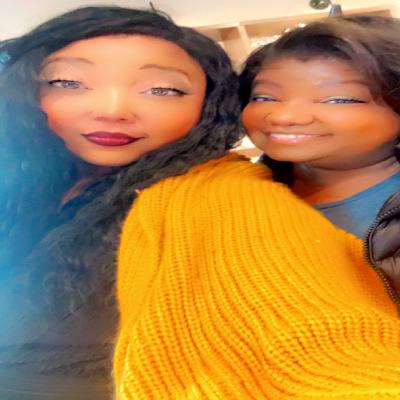 Me and Mommmy shooting the shit!