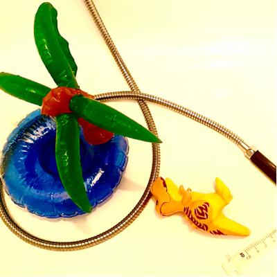 Aster badar med äiti 🛁