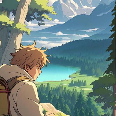 Visualización "La laguna y la montaña" Visualización "La laguna y la montaña"